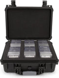 Graded Card Case with Three Custom Card Carrying Case Impact Absorbing Foam Slots F771