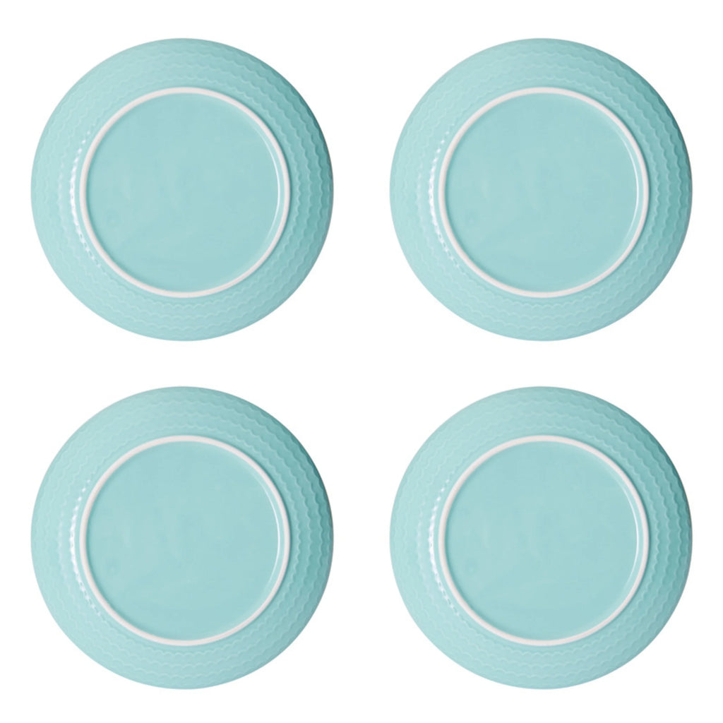 Teal Stoneware 16-Piece Dinnerware Set N98499