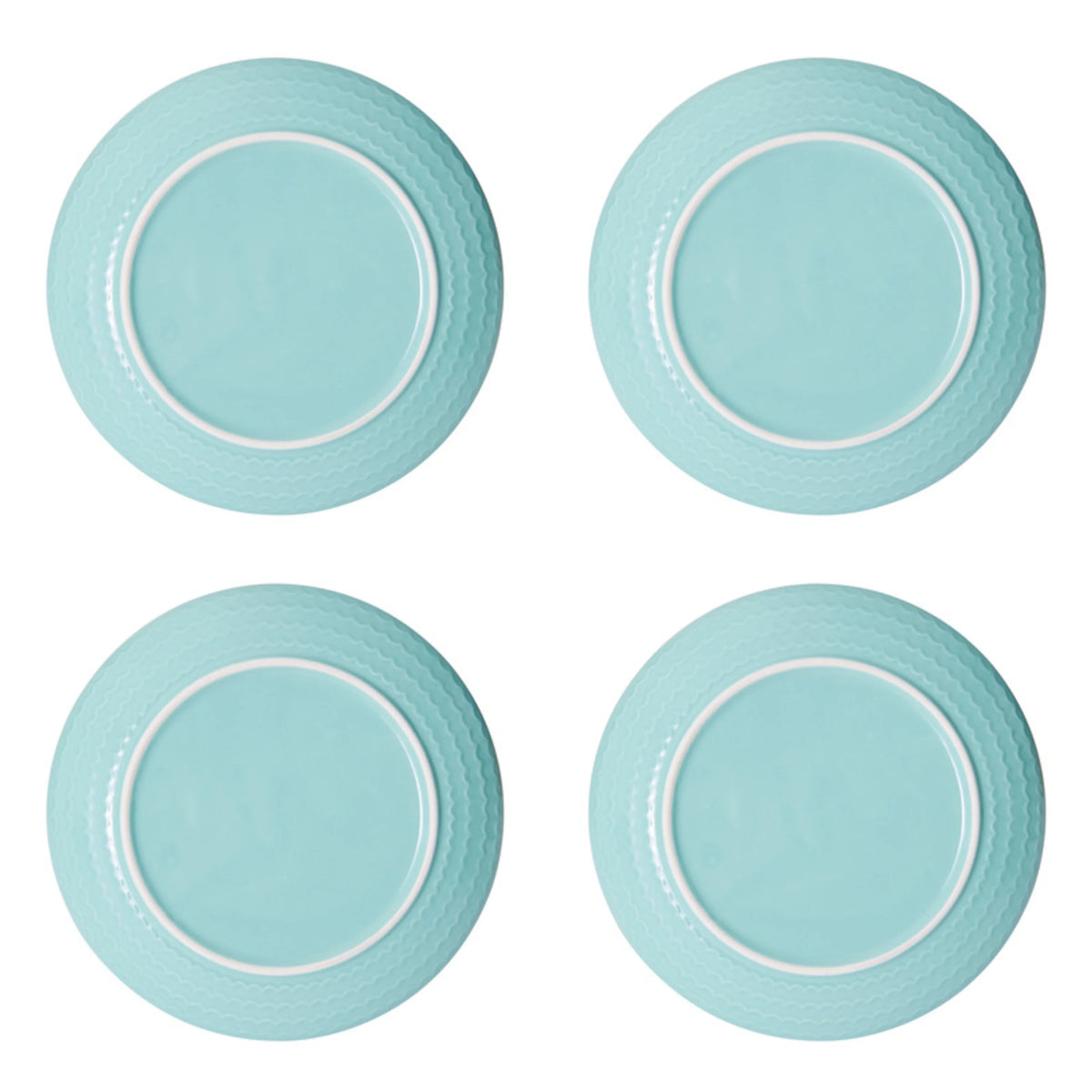 Teal Stoneware 16-Piece Dinnerware Set N98499