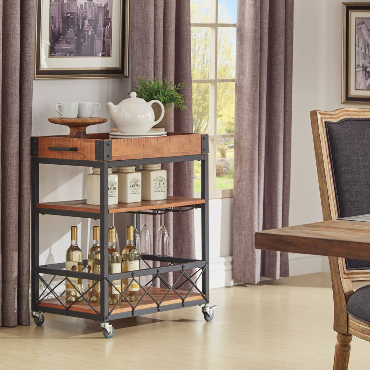 Industrial Bar Cart X321134