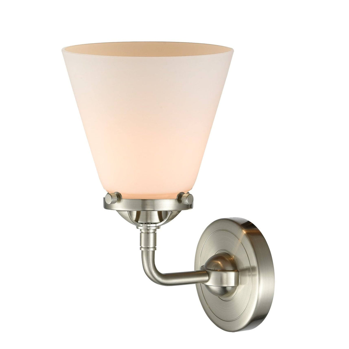 Black Antique Brass Small Cone 1 Light Sconce M7378