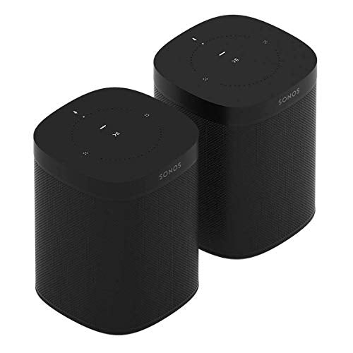Voice Controlled Smart Speaker 2-Pack Black X734668