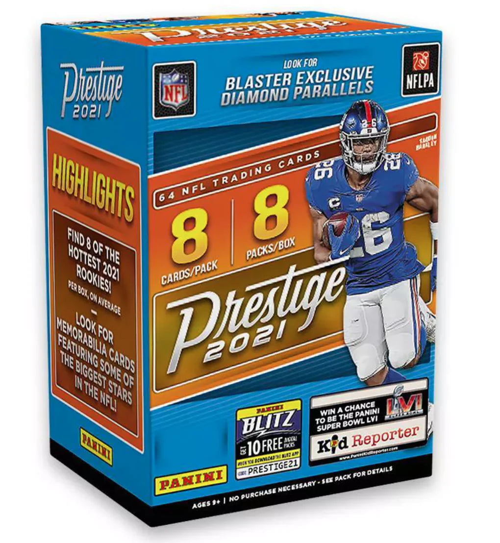 NFL Football Trading Card Blaster Box P378