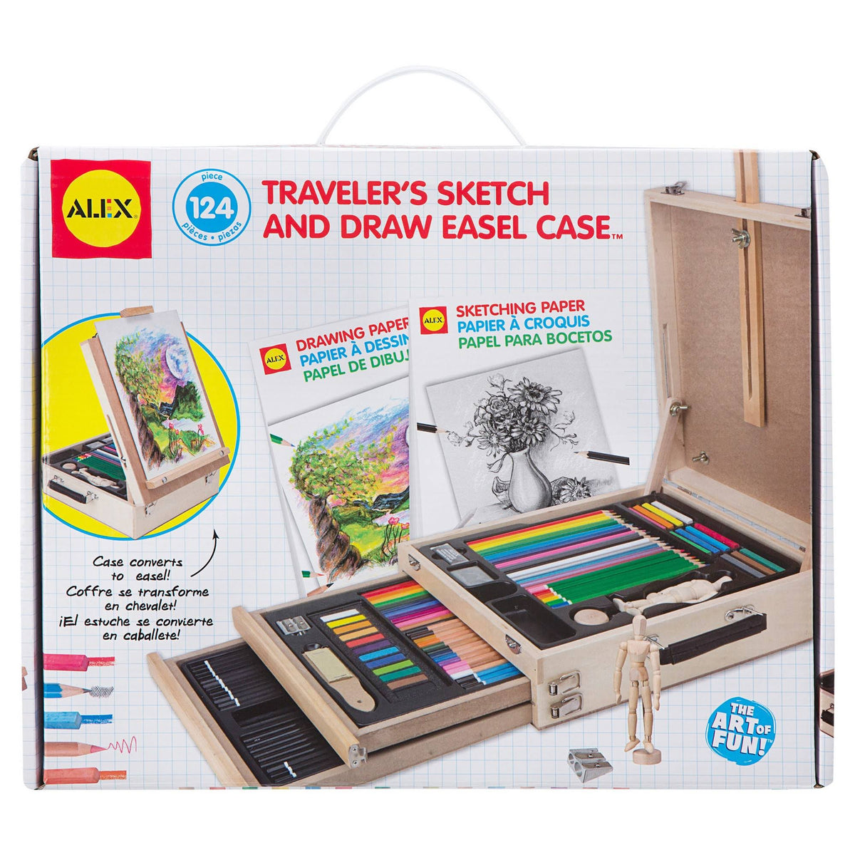 Travelers Sketch & Draw Easel Case D79837