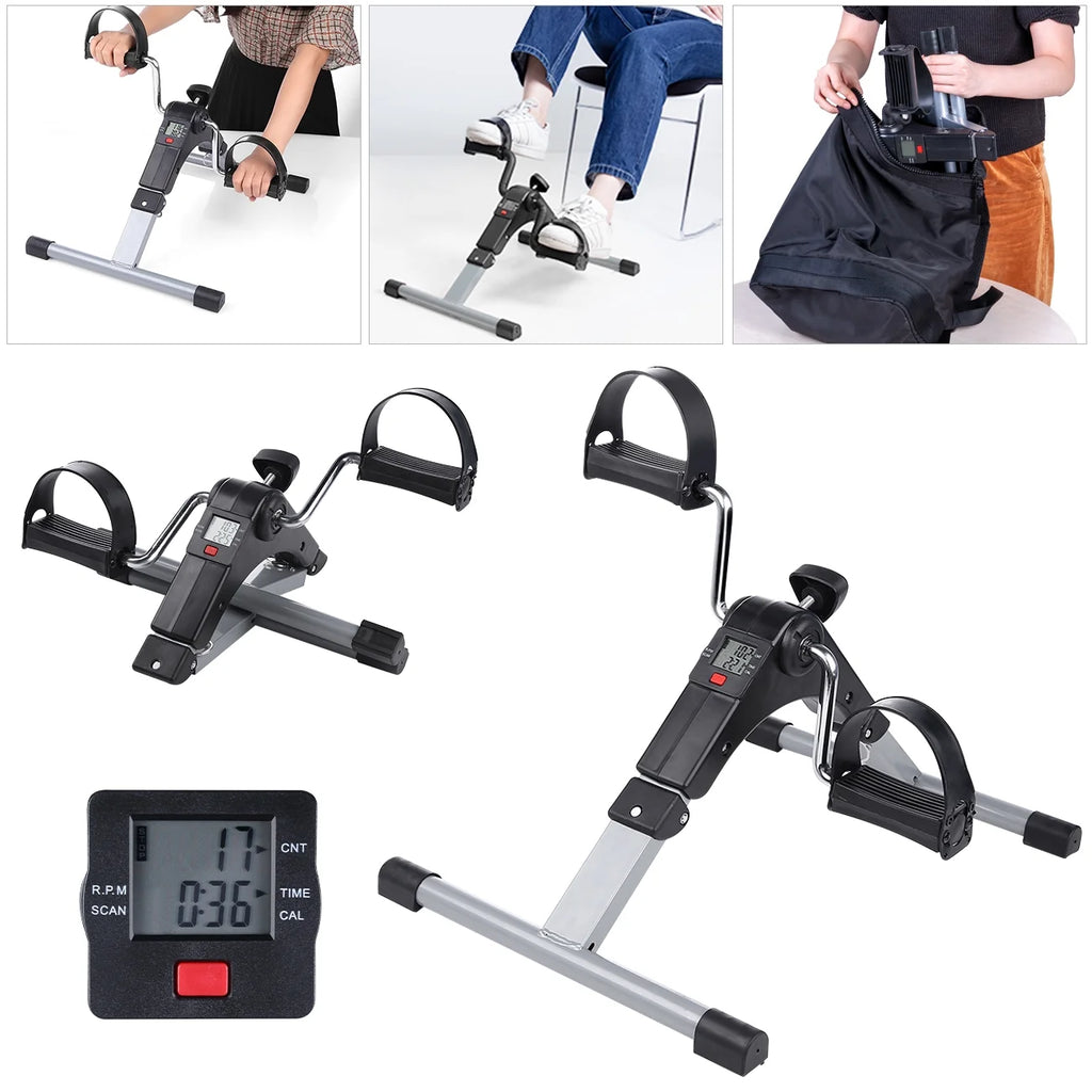 Folding Mini Pedal Exerciser, Holds 240 lbs X8674