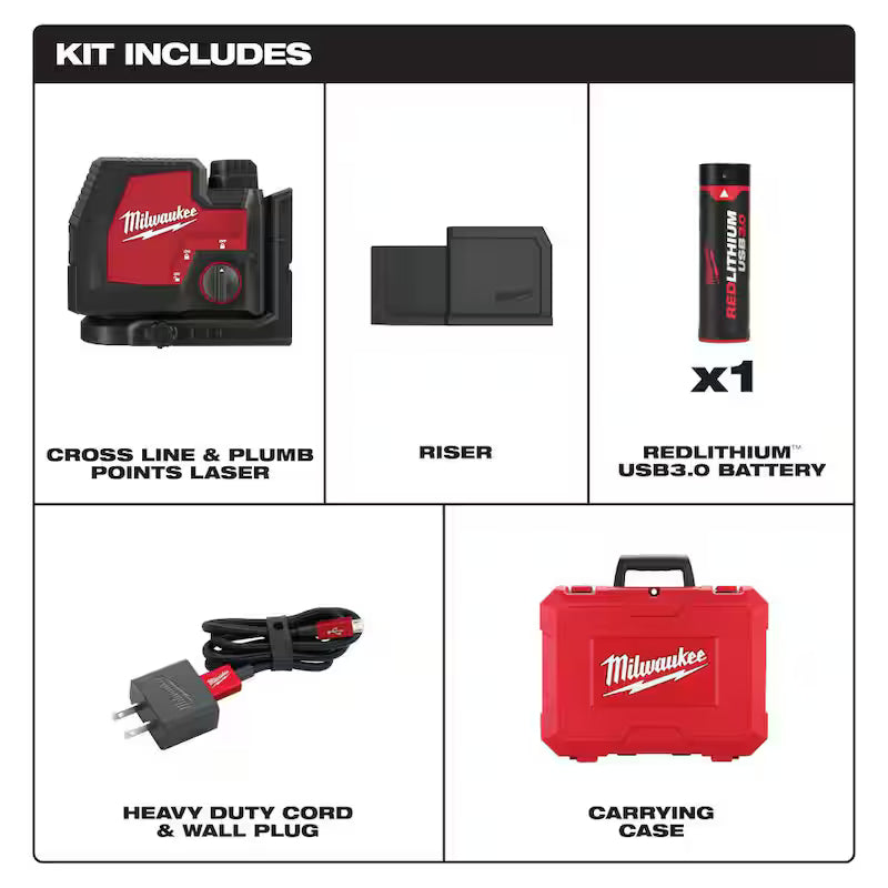 Green 100 ft. Rechargeable Laser Level with Lithium-Ion USB Battery A6870