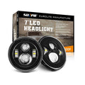 Black LED Projection Headlight Kit for Jeep Q492121