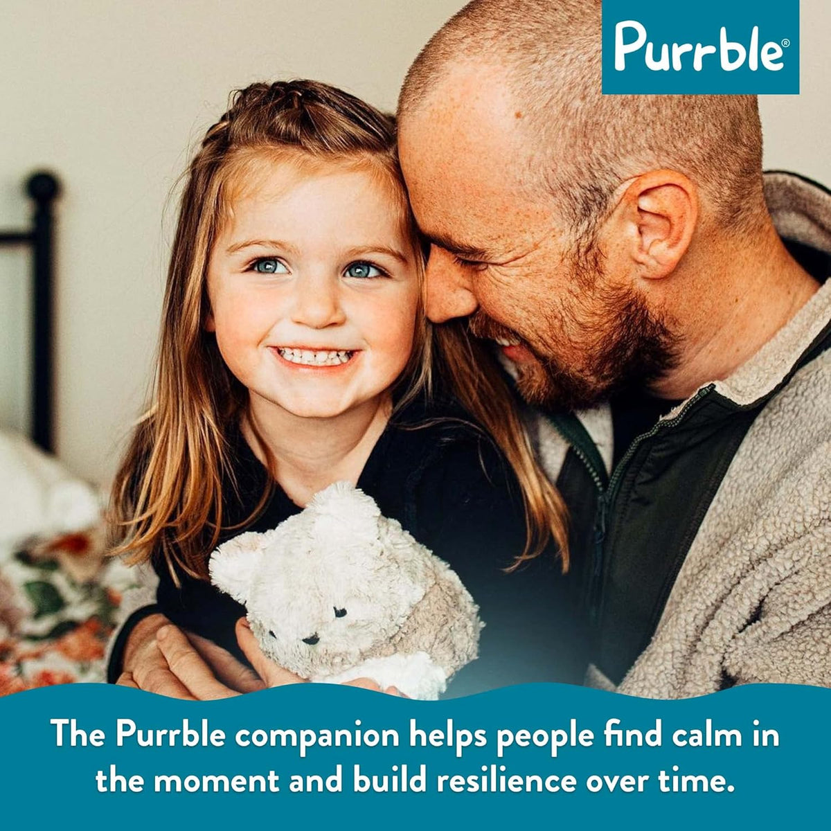Calming Toy Companion with Dynamic Heartbeat and Soothing Purr Plush I902