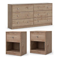 3 Piece Dresser and Nightstand Bedroom Set E1263
