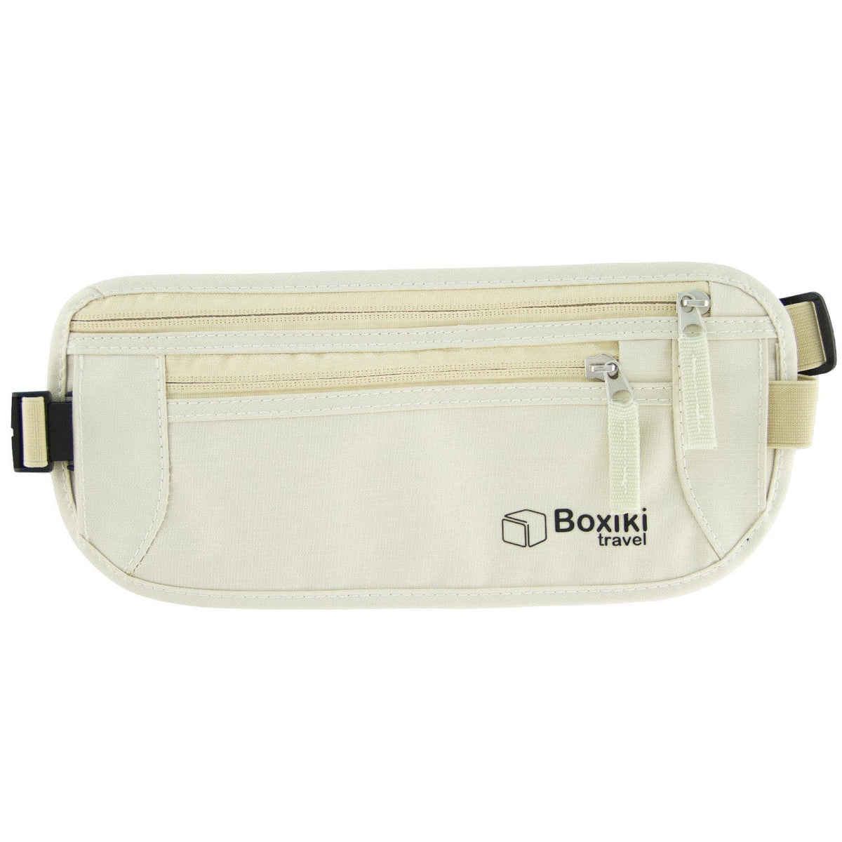 RFID Blocking Beige Money Belt Waist Pack B31373