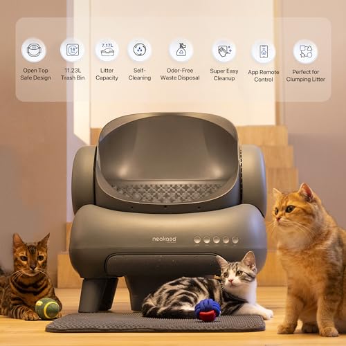 Open-Top Self Cleaning Automatic Cat Litter Box C823
