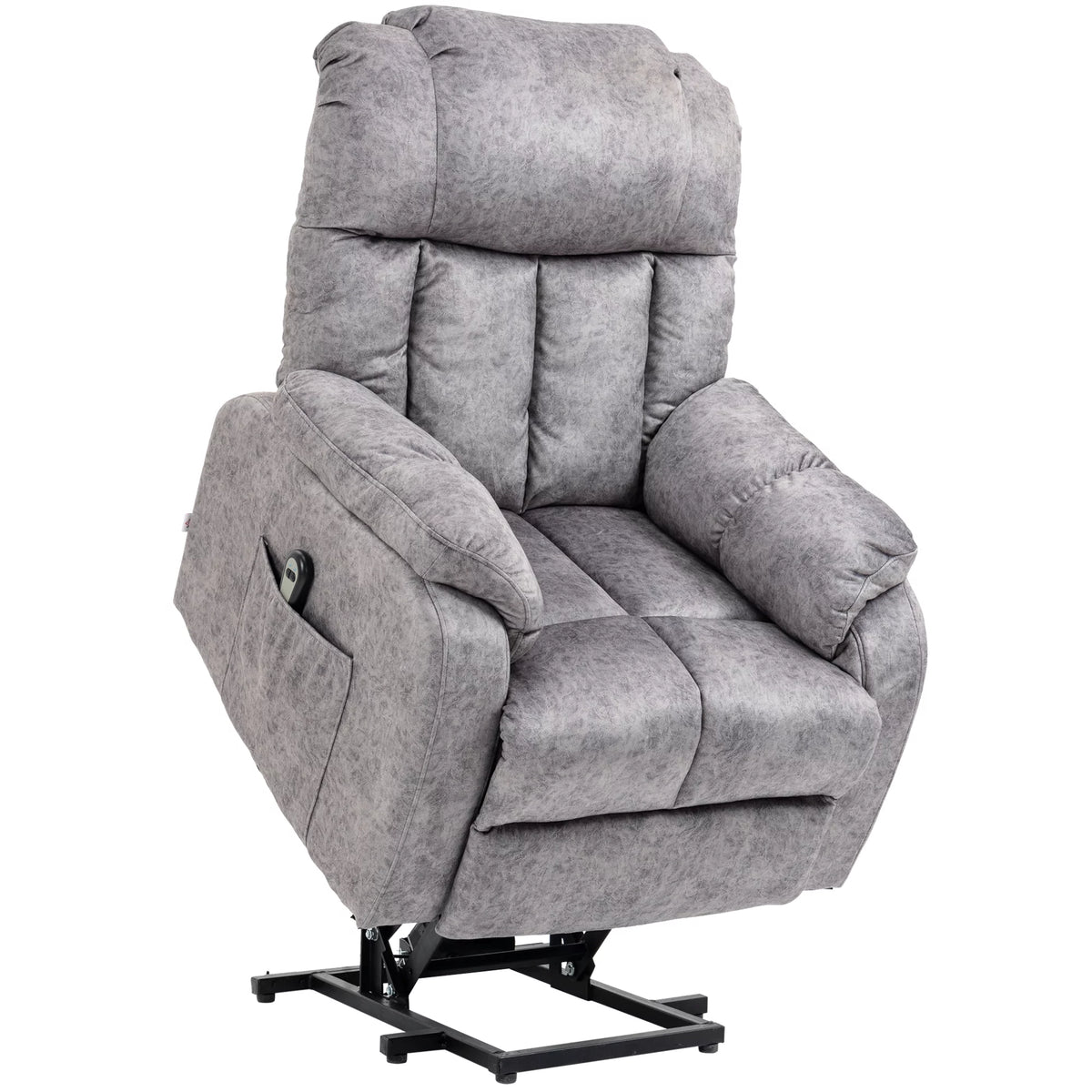Grey Power Lift Recliner Chair with Remote Control Q742
