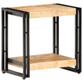 Side Table with Storage Shelf Mango Wood K138759