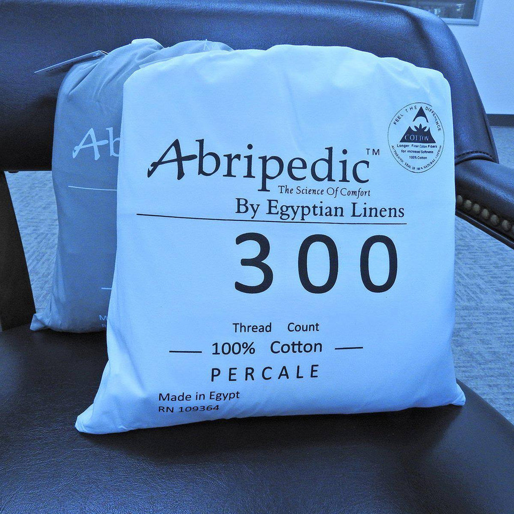 King White Percale Sheet Set S416