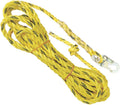 50' Vertical Rope Lifeline with Two Locking Snap Hook, 5/8 Diameter Co-Polymer Twisted Rope, Green, Pack of 2 V53117