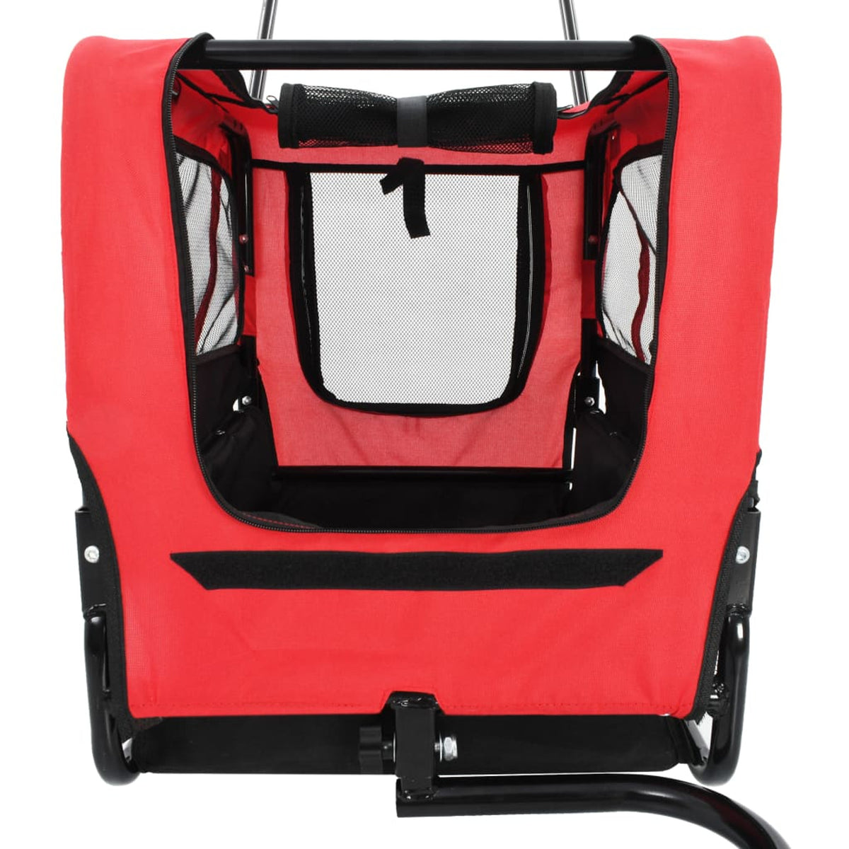 Red and Black Pet Bike Trailer and Jogging Stroller A5942