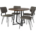 5-Piece Metal Wrap Dining Set A498