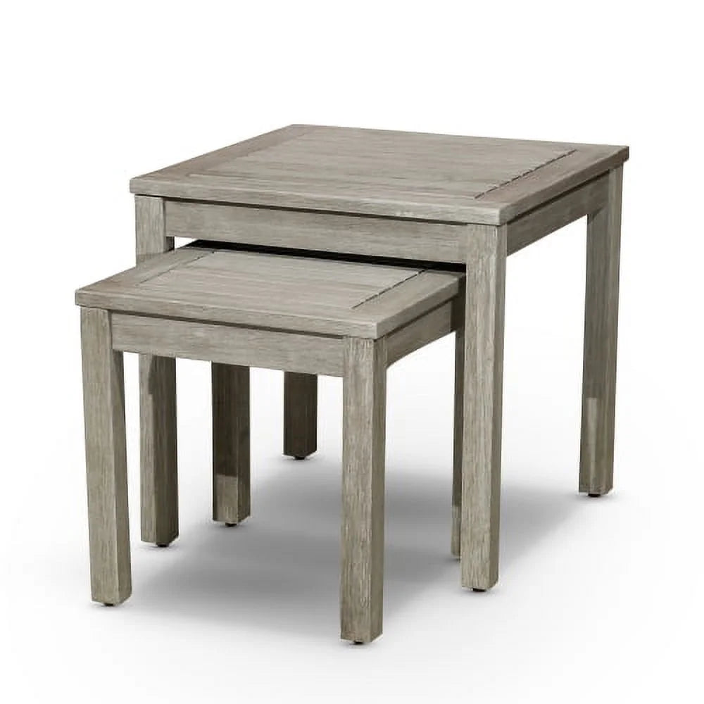 2-Piece Eucalyptus Nesting Table Set C147