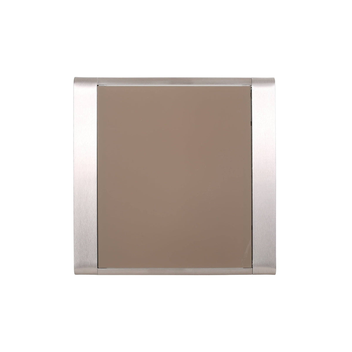 Gray Aluminum Patio Side Table D453