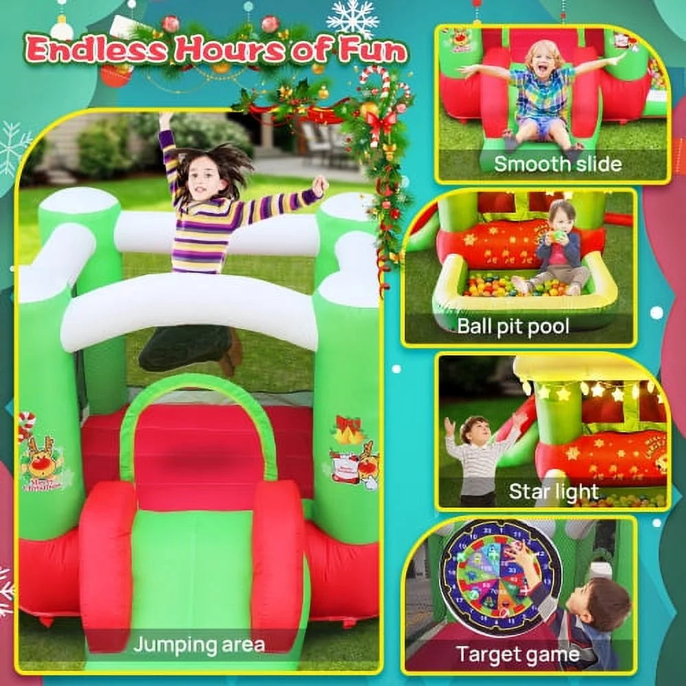 Inflatable Bounce House with Blower (80" x 91" x 55") O376