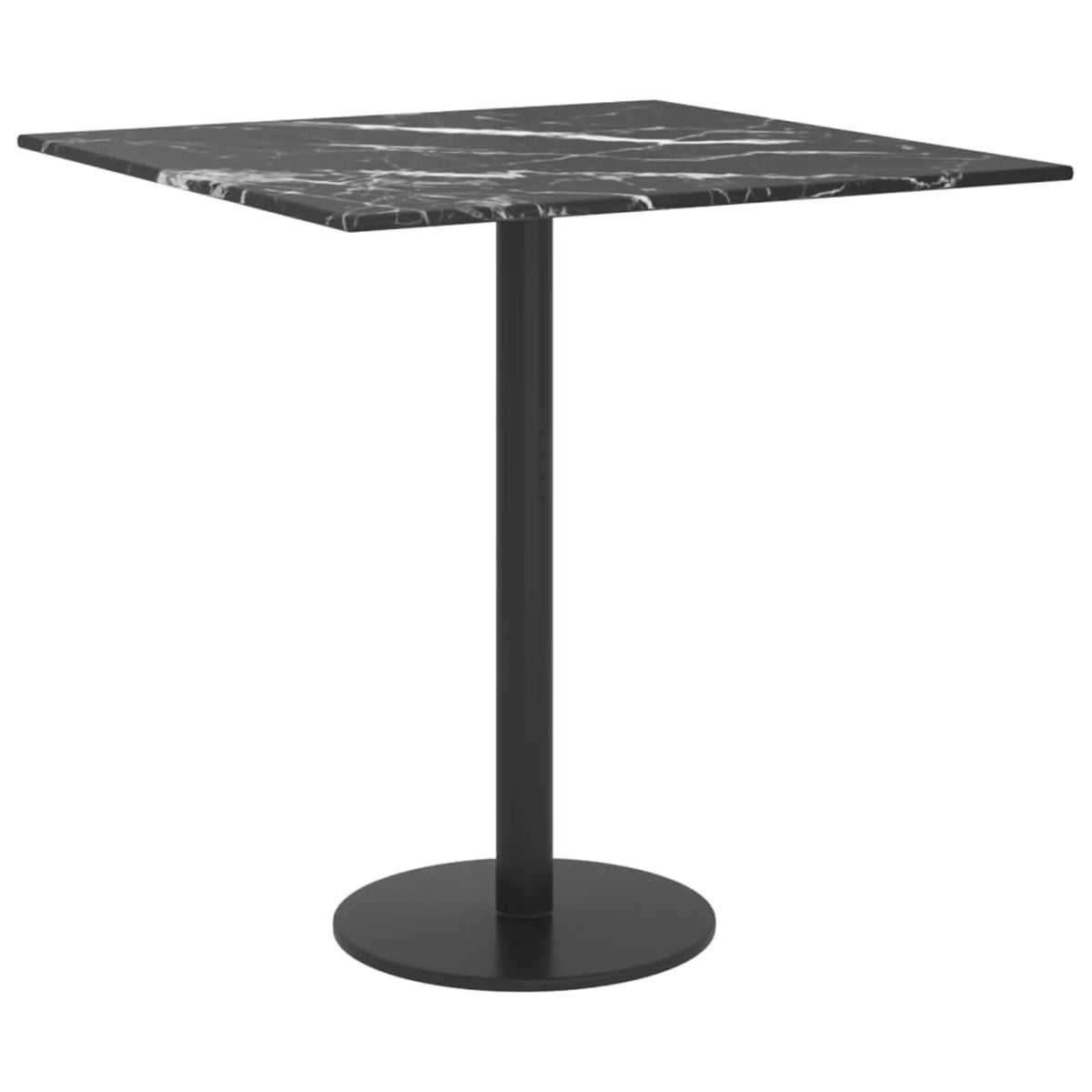 Black Tempered Glass Table E931