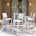 Patio Bar Stool (Set of 2) White S5479