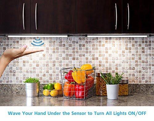 6 Panels 7 inch LED Dimmable Under Cabinet Lighting Kit E9243