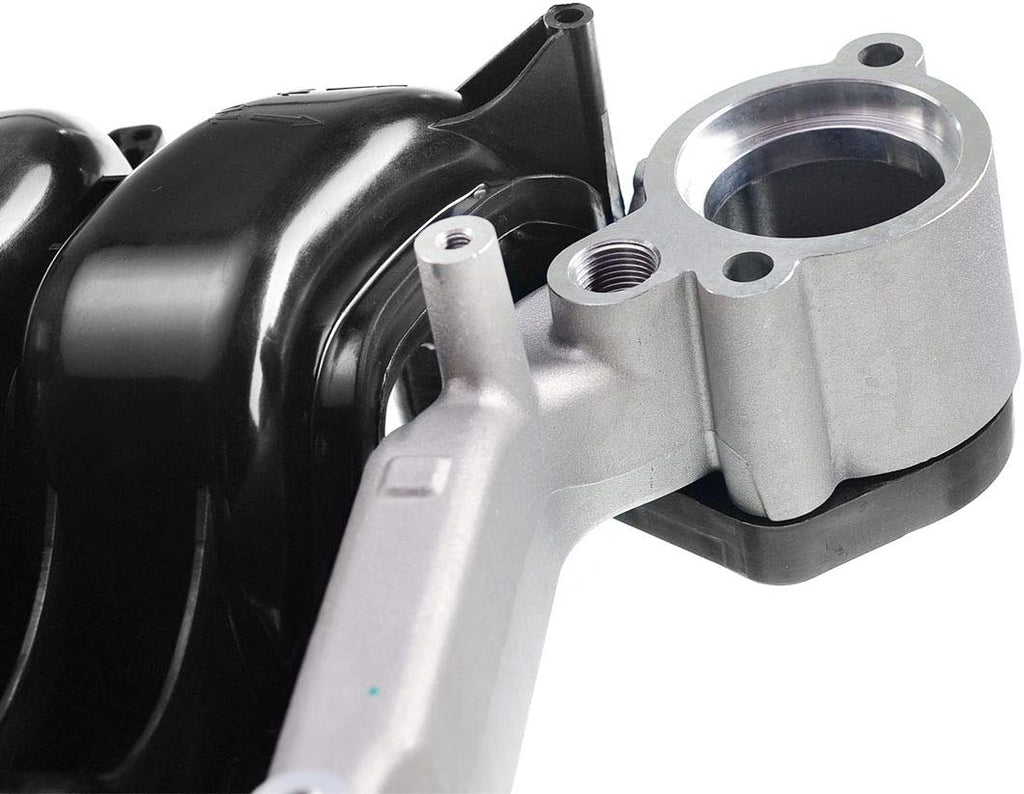 Upper Intake Manifold with Thermostat Compatible with Ford Crown Victoria Mustang Thunderbird Town Car Mercury Grand Marquis Cougar 1996-2000 V8 4.6L J942299