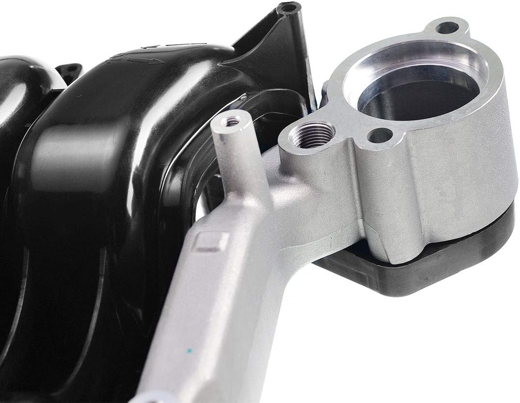 Upper Intake Manifold with Thermostat Compatible with Ford Crown Victoria Mustang Thunderbird Town Car Mercury Grand Marquis Cougar 1996-2000 V8 4.6L J942299