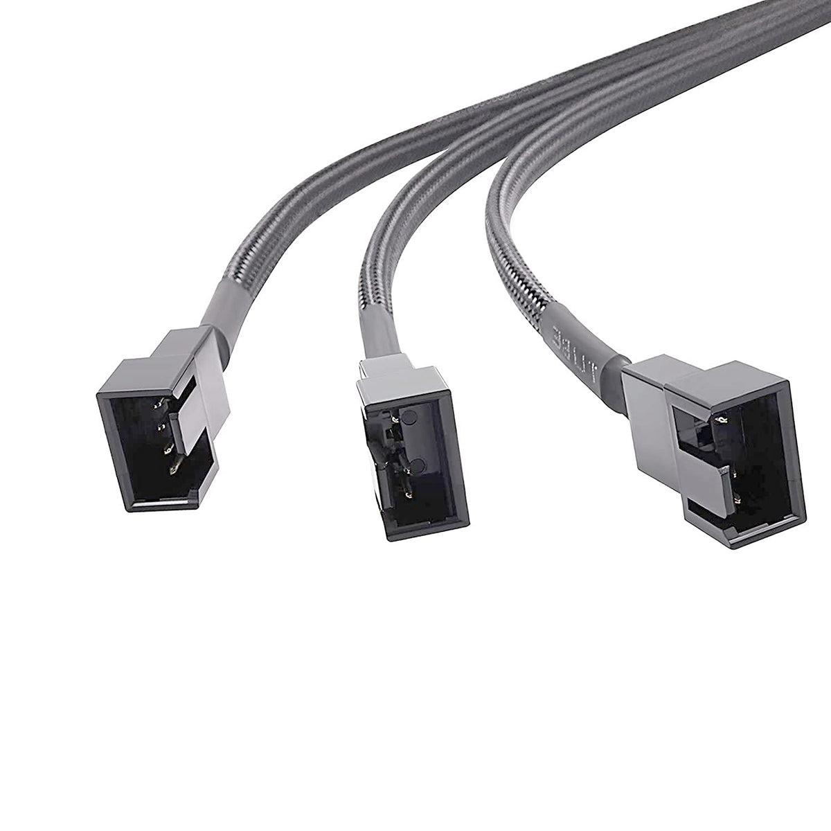 2 Pack 4-Pin PWM Fan Splitter Cable 1 to 3 Converter F569143