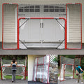 Folding Hockey Goal with Backstop and 4 Targets E1648