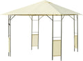 10' x 10' Outdoor Gazebo Canopy with Steel Frame E4032