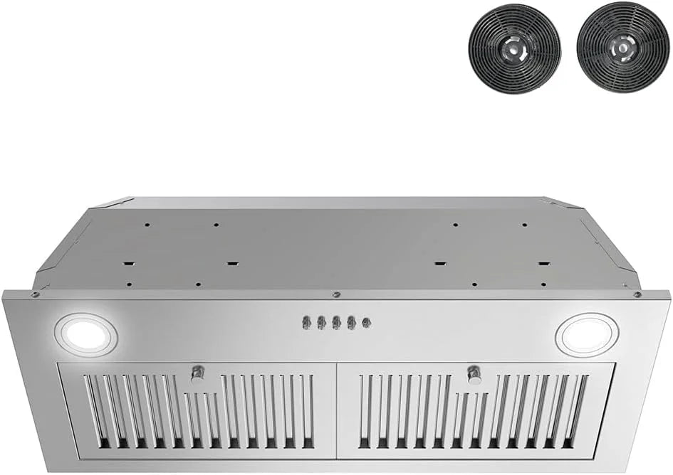 28 in. Ductless Insert Range Hood with Baffle Filters H9412