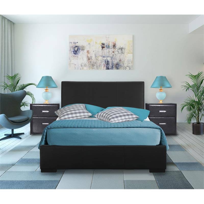 King Black Bed Y4099