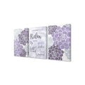 Purple Flower Watercolor Canvas Art D307