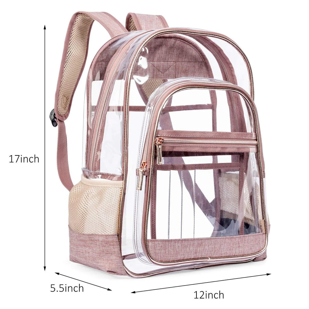 Clear Backpack Transparent Plastic Bookbags B984780