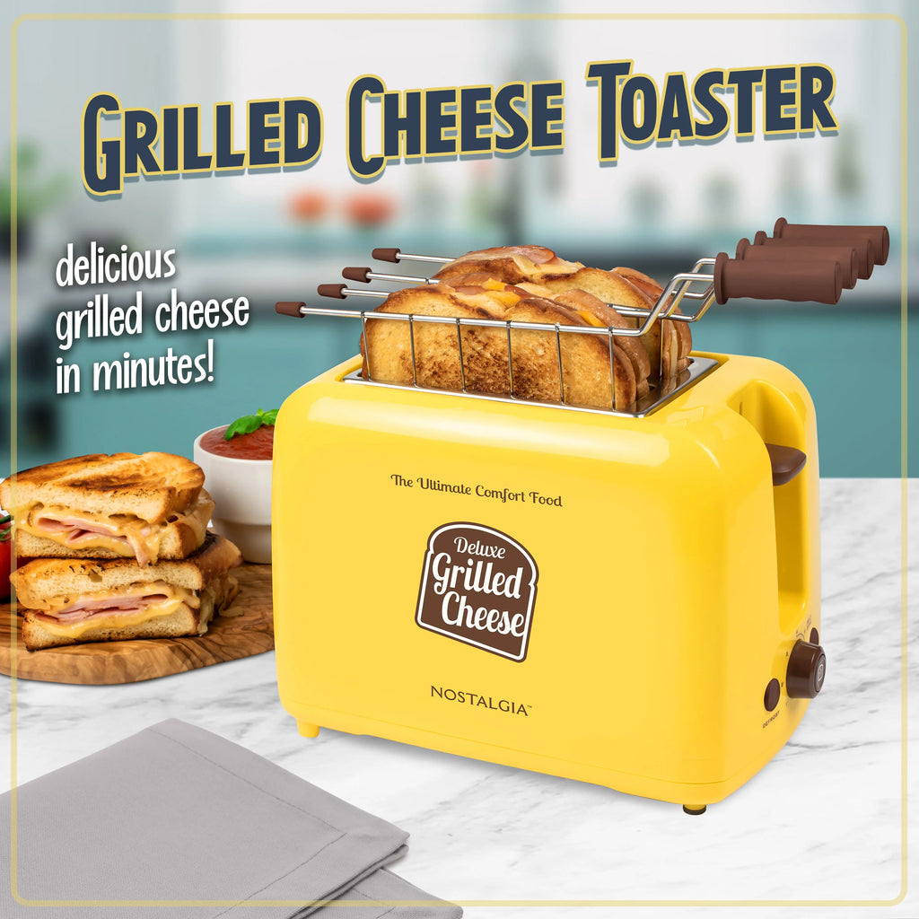Grilled Cheese Sandwich Toaster with Extra Wide Slots H129
