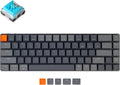 65% Layout Hot-swappable Ultra-Slim Wireless Bluetooth/Wired USB Mechanical Keyboard with Low-Profile Optical Blue Switch/RGB Backlit/68 Keys J2051