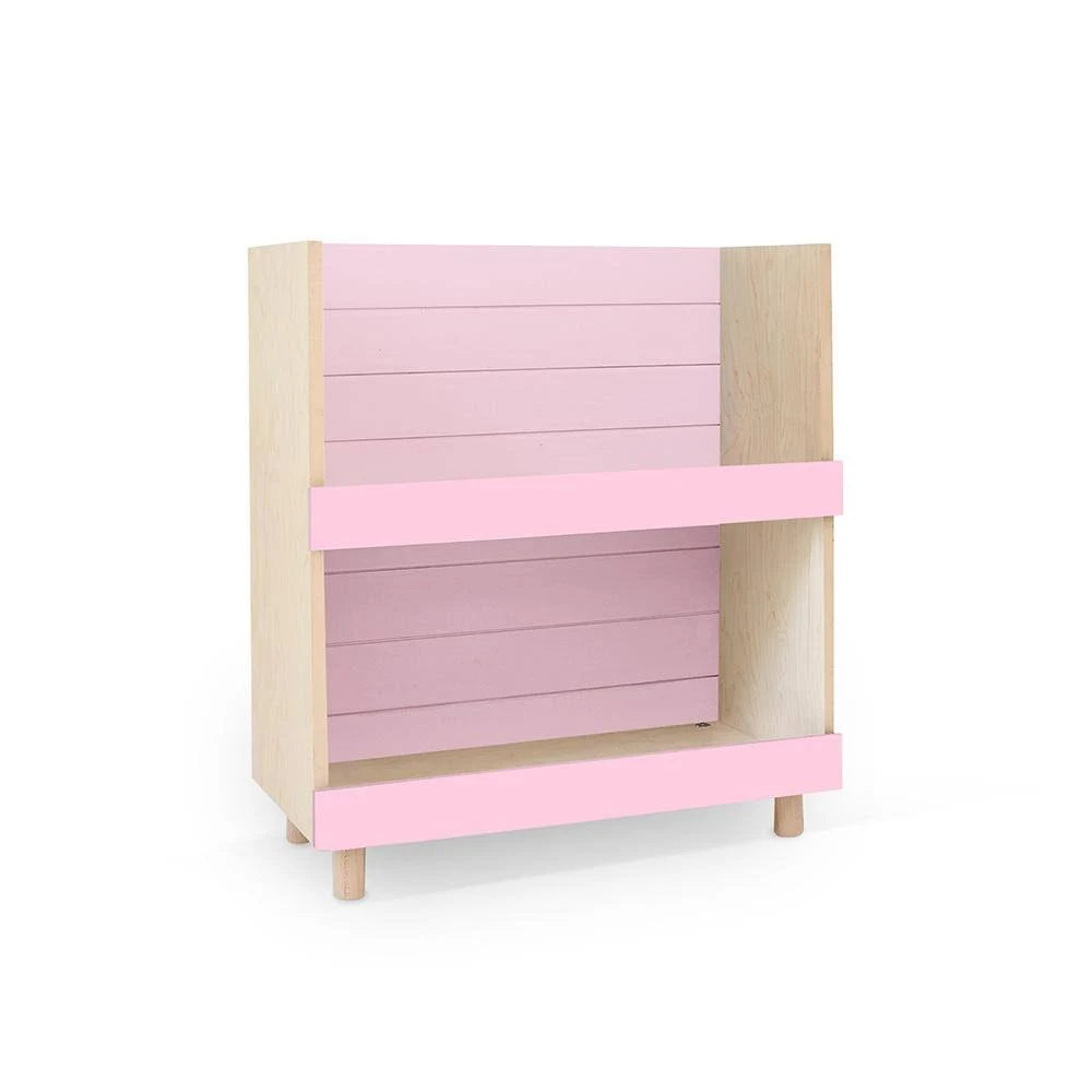 Kids Bookcase Walnut Pink A350564