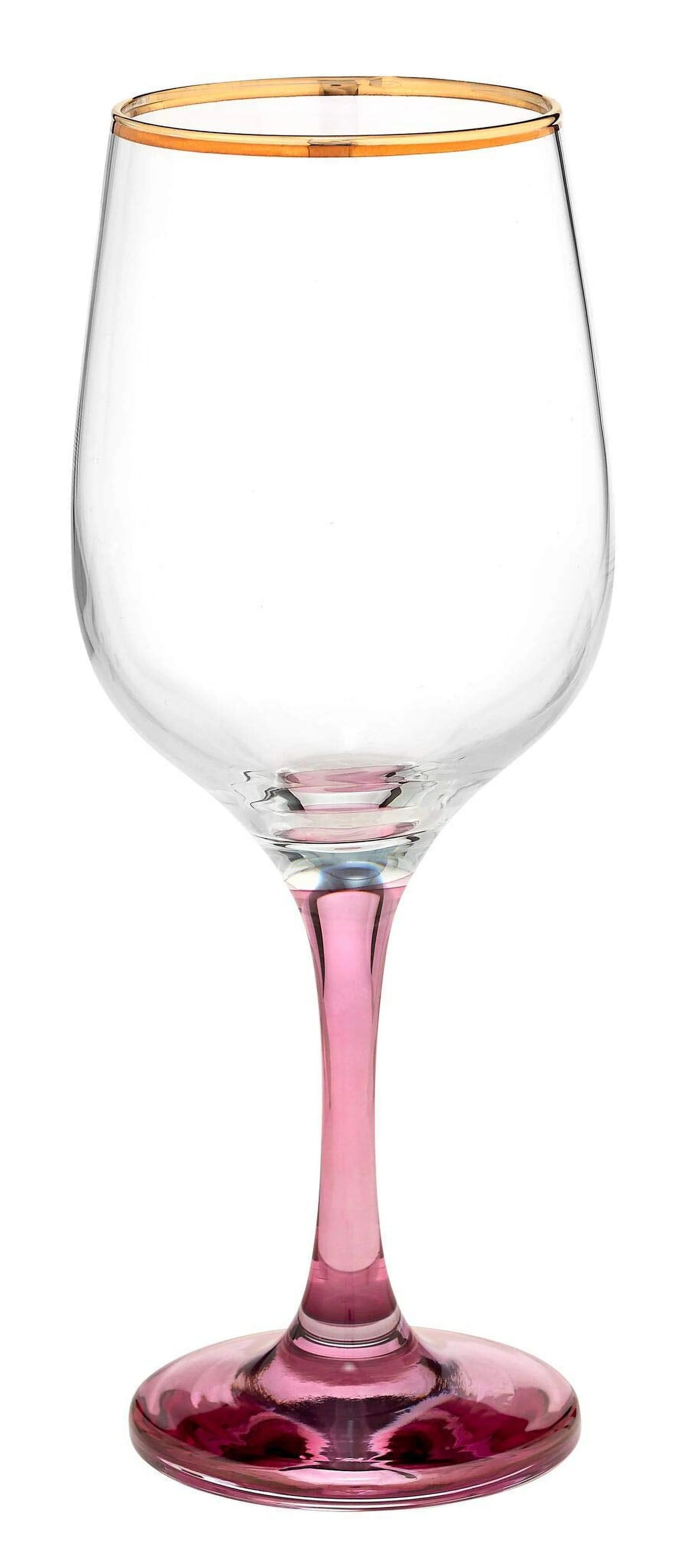 Set of 4 Italian Crystal Wine Water Beverage Glasses U9131