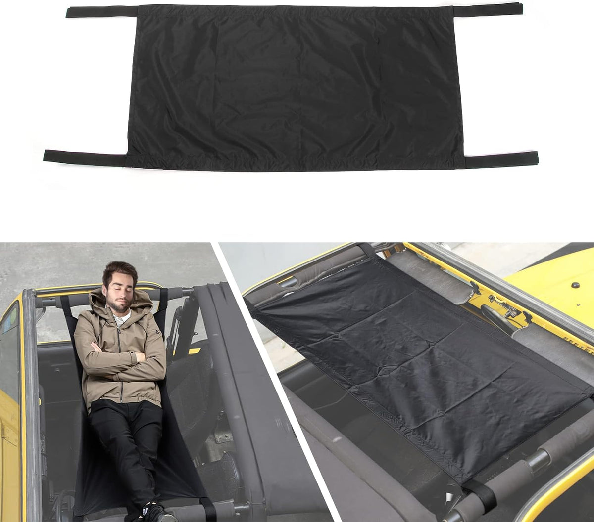 Car Roof Hammock Cargo Net Sunshade Pack of 2 B626486