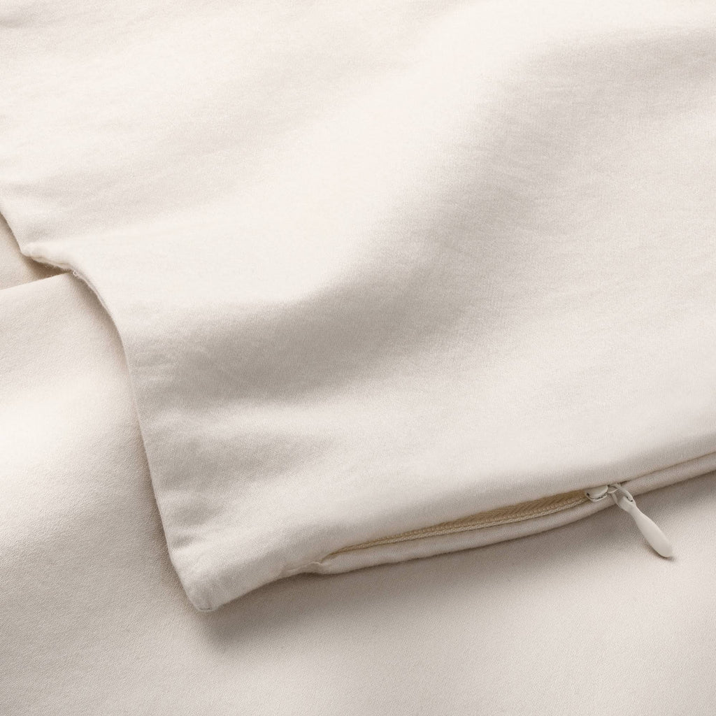 Natural Washed Sateen Duvet & Sham Set Z31840