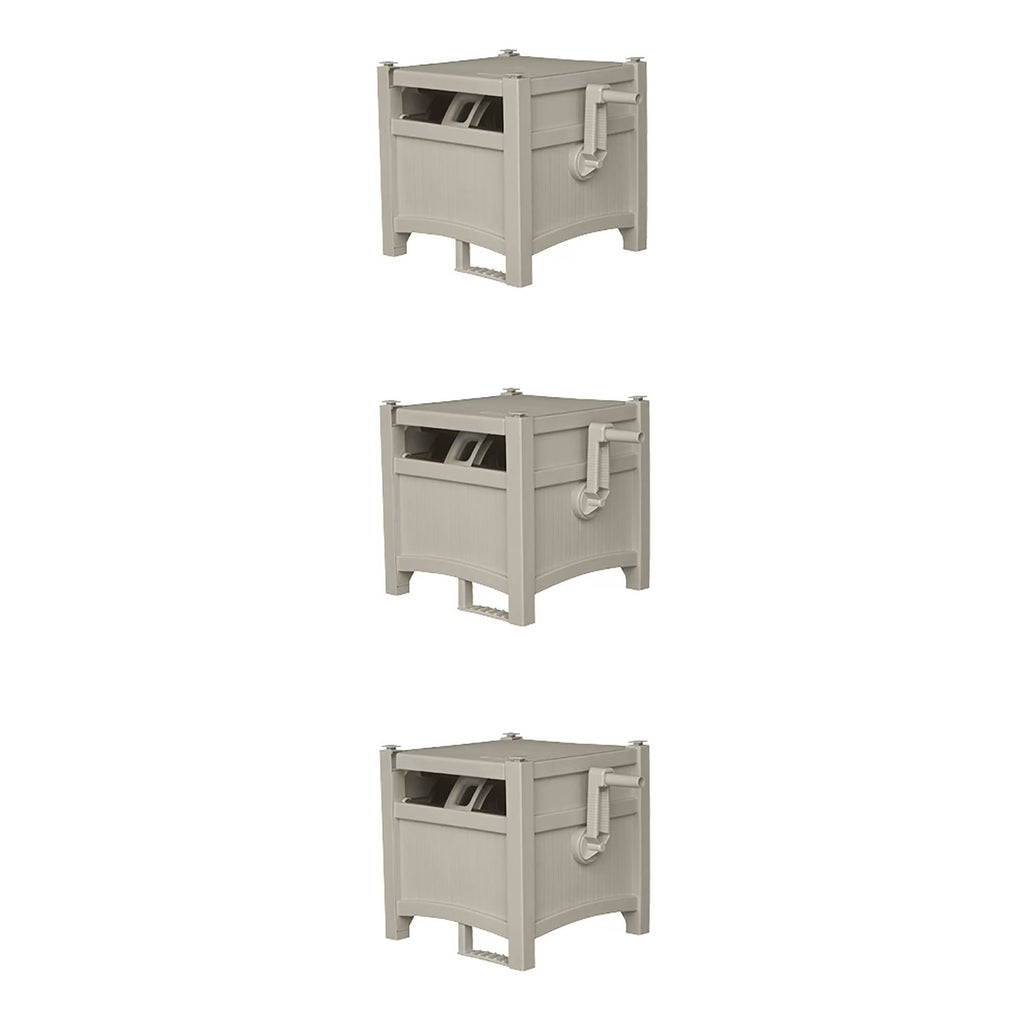 Taupe Garden Hose Reel Hideaway (3 Pack) L8178