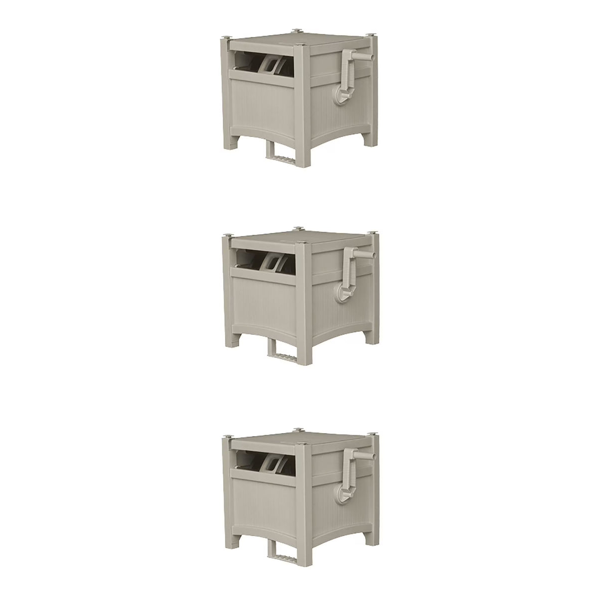 Taupe Garden Hose Reel Hideaway (3 Pack) L8178