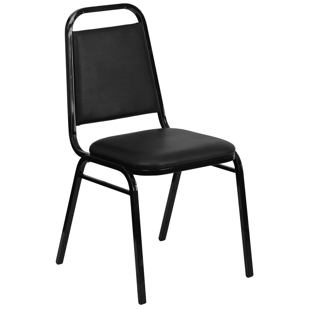 36-inch Round Black Laminate Table Set with Four Black Chairs T870