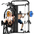 Multifunction Home Gym System Workout Station with 138LB Weight Stack V512