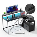 Home Office Computer Desk with File Drawer V967300