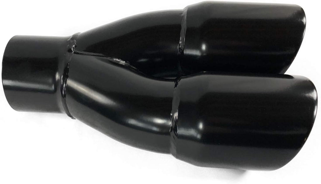 Black Stainless Steel Double Wall Exhaust Tip Pack of 2 W644814