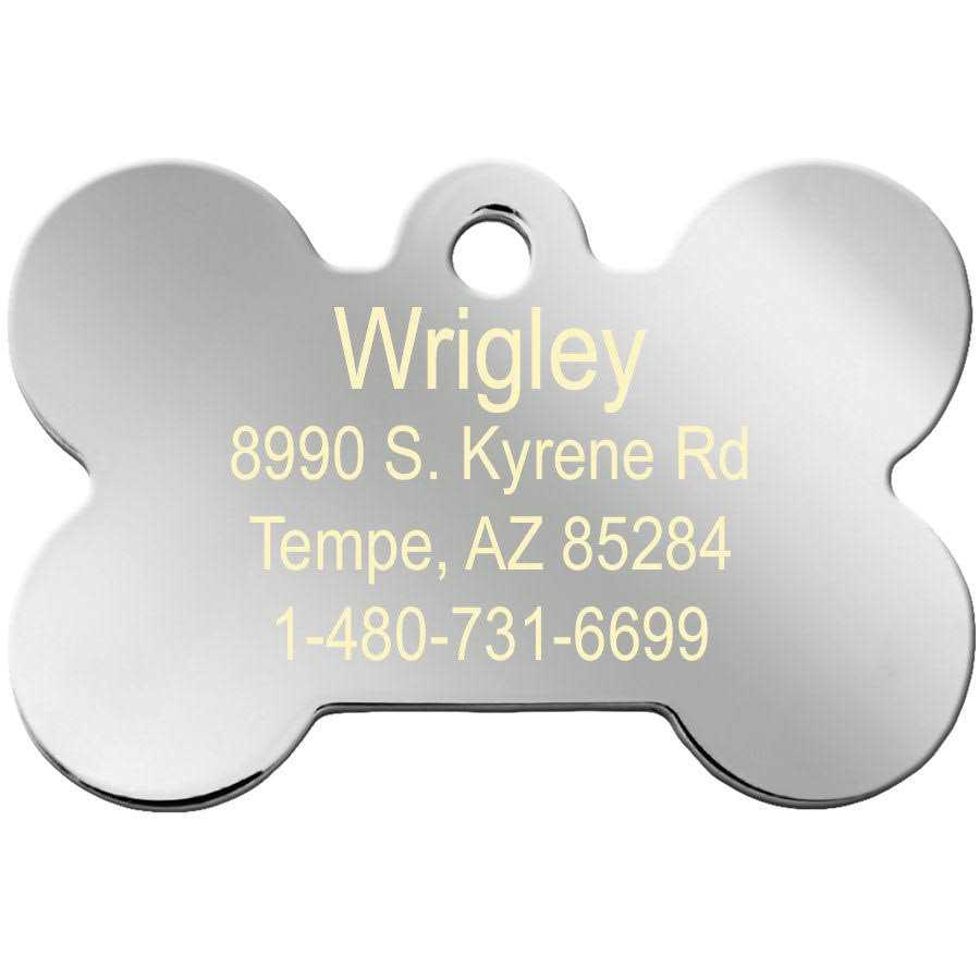 Dog Tag with Crown and Crystals T61274