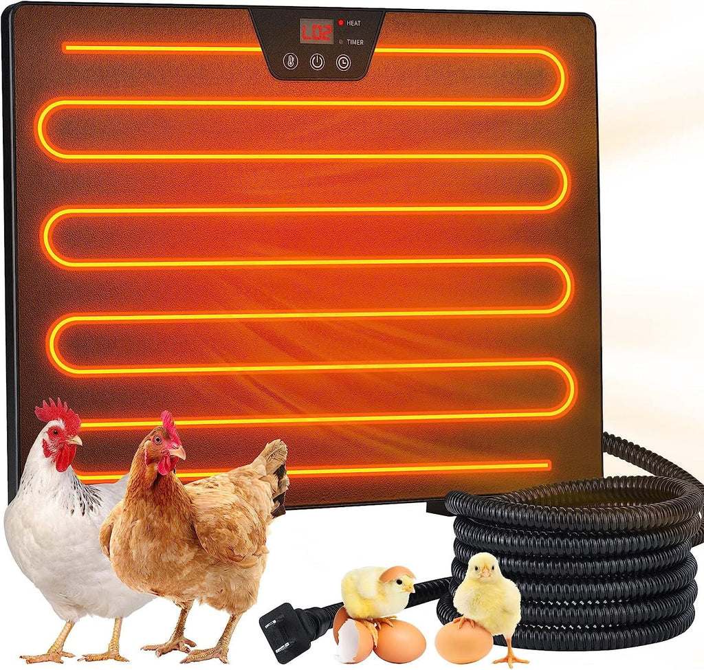Chicken Coop Heater, 100/200 Watts Radiant Space Heater N50749